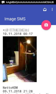 Screenshot of Image SMS