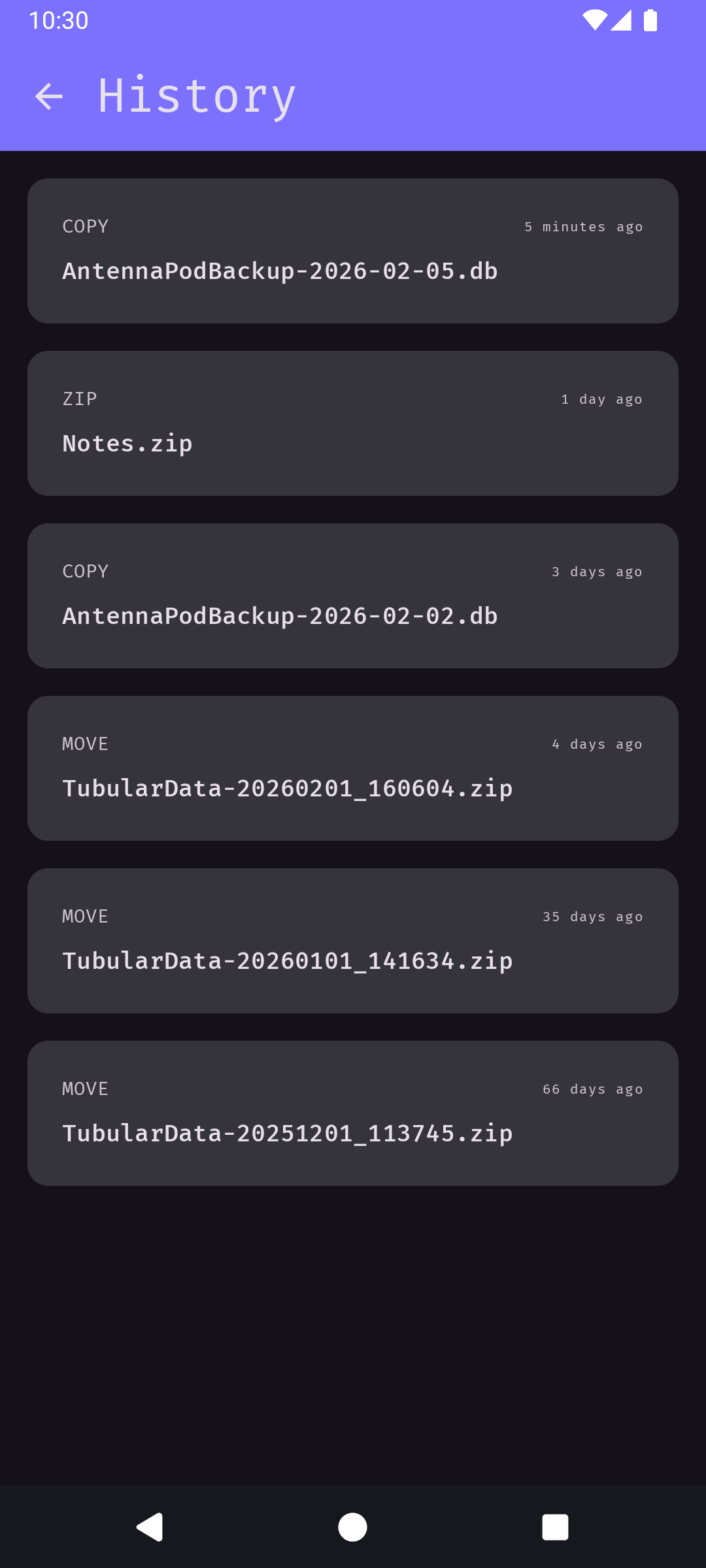 Screenshot of FileFlow