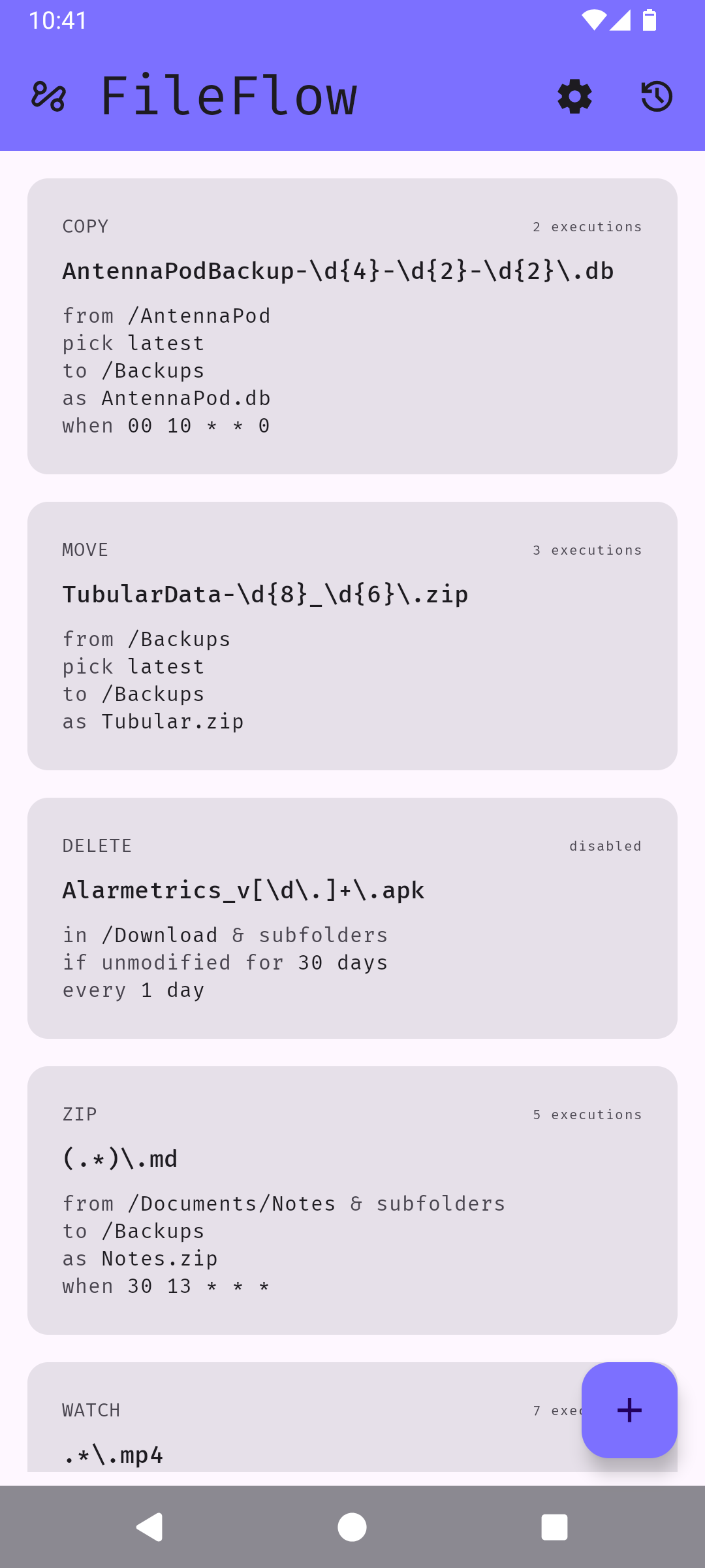 Screenshot of FileFlow
