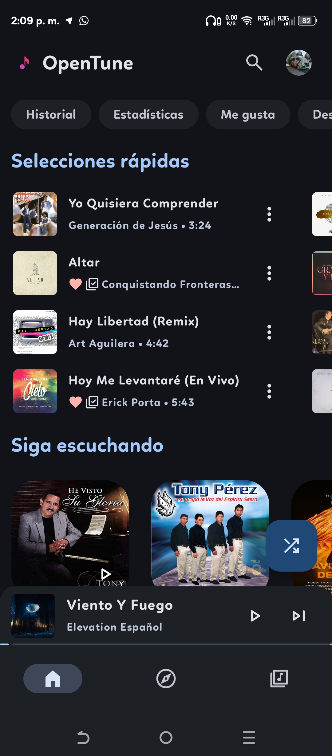 Screenshot of OpenTune