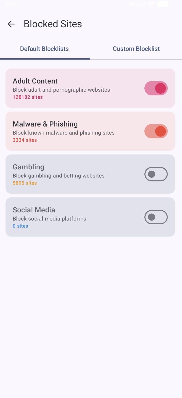 Screenshot of Acutis Firewall