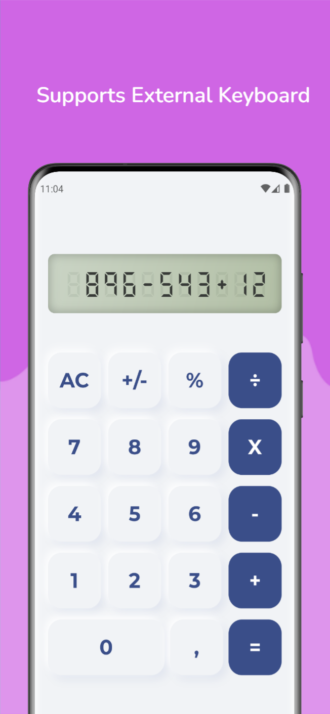 Screenshot of Digital Calculator