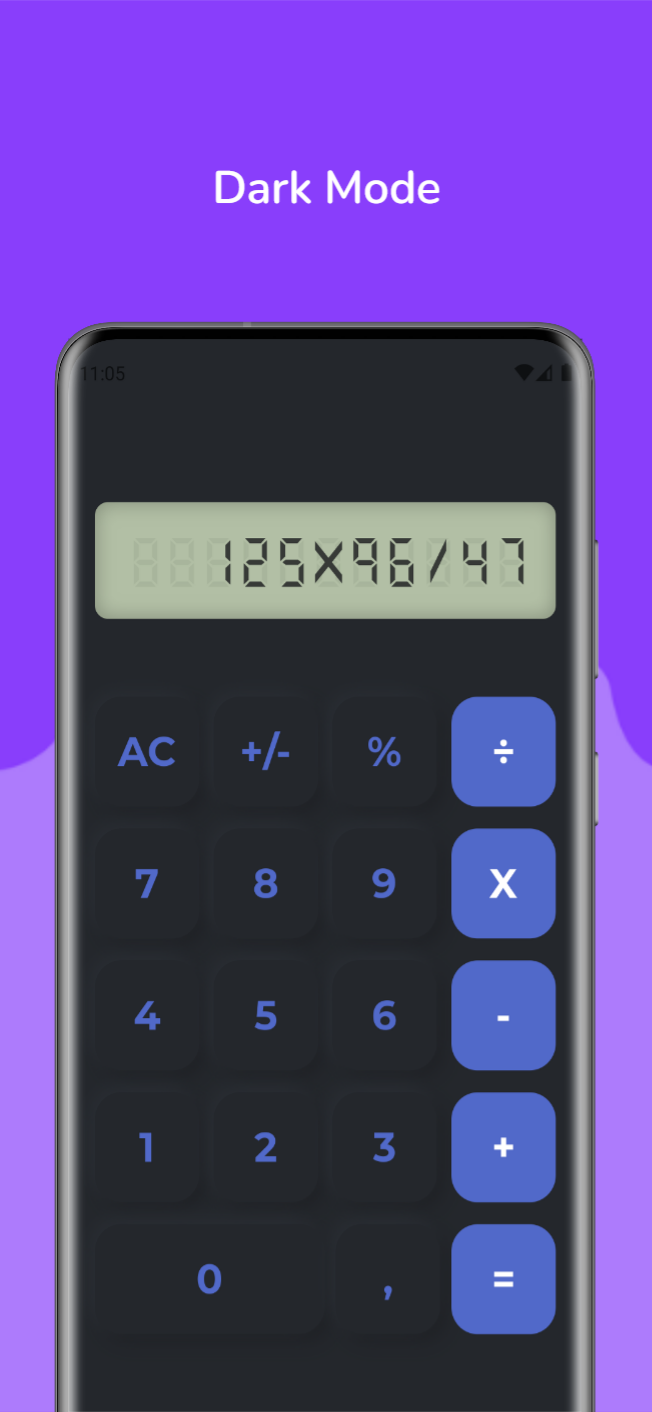 Screenshot of Digital Calculator