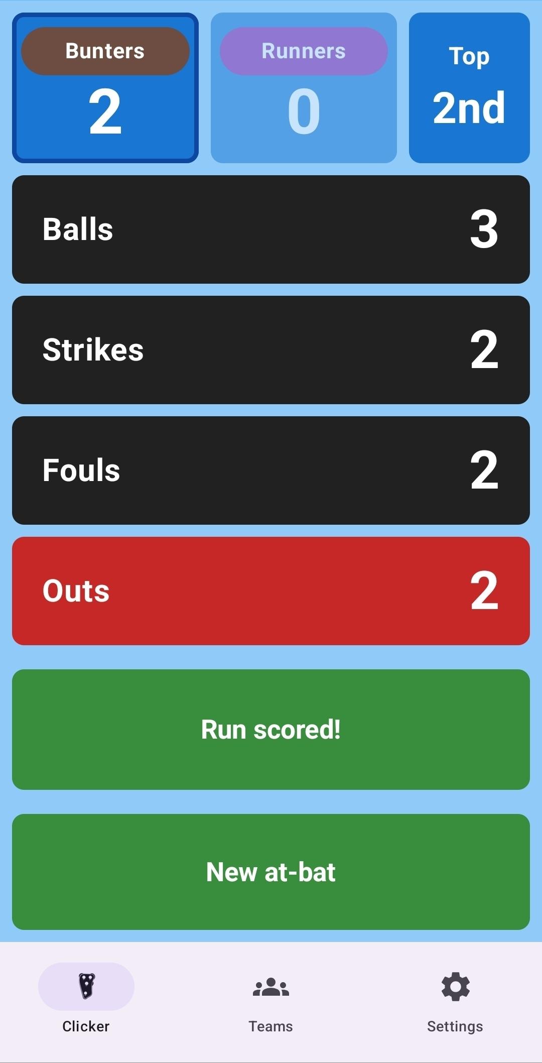Screenshot of Umpire Assistant