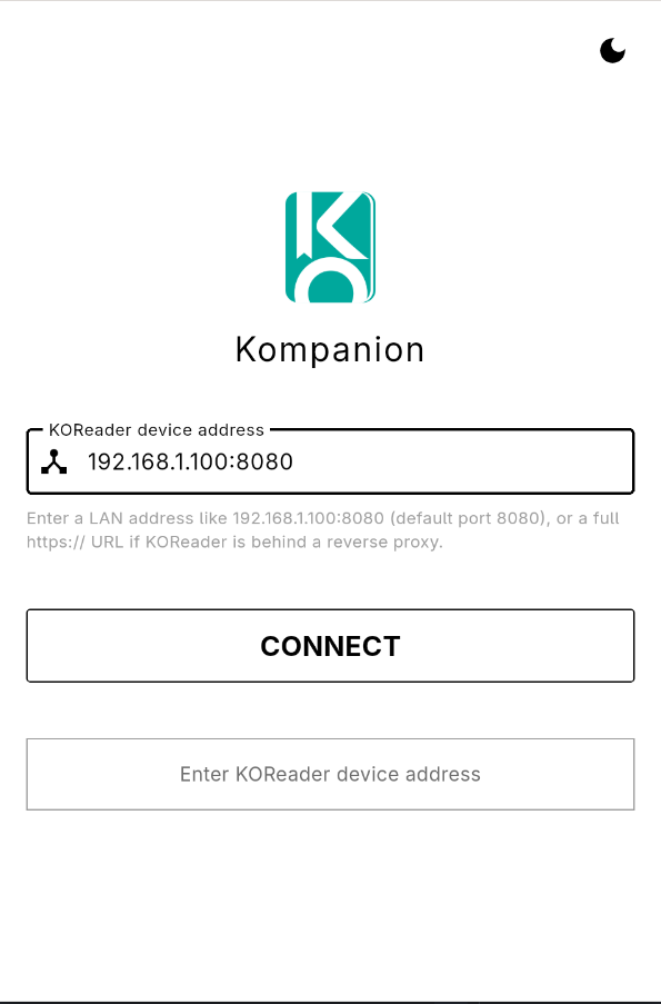 Screenshot of Kompanion