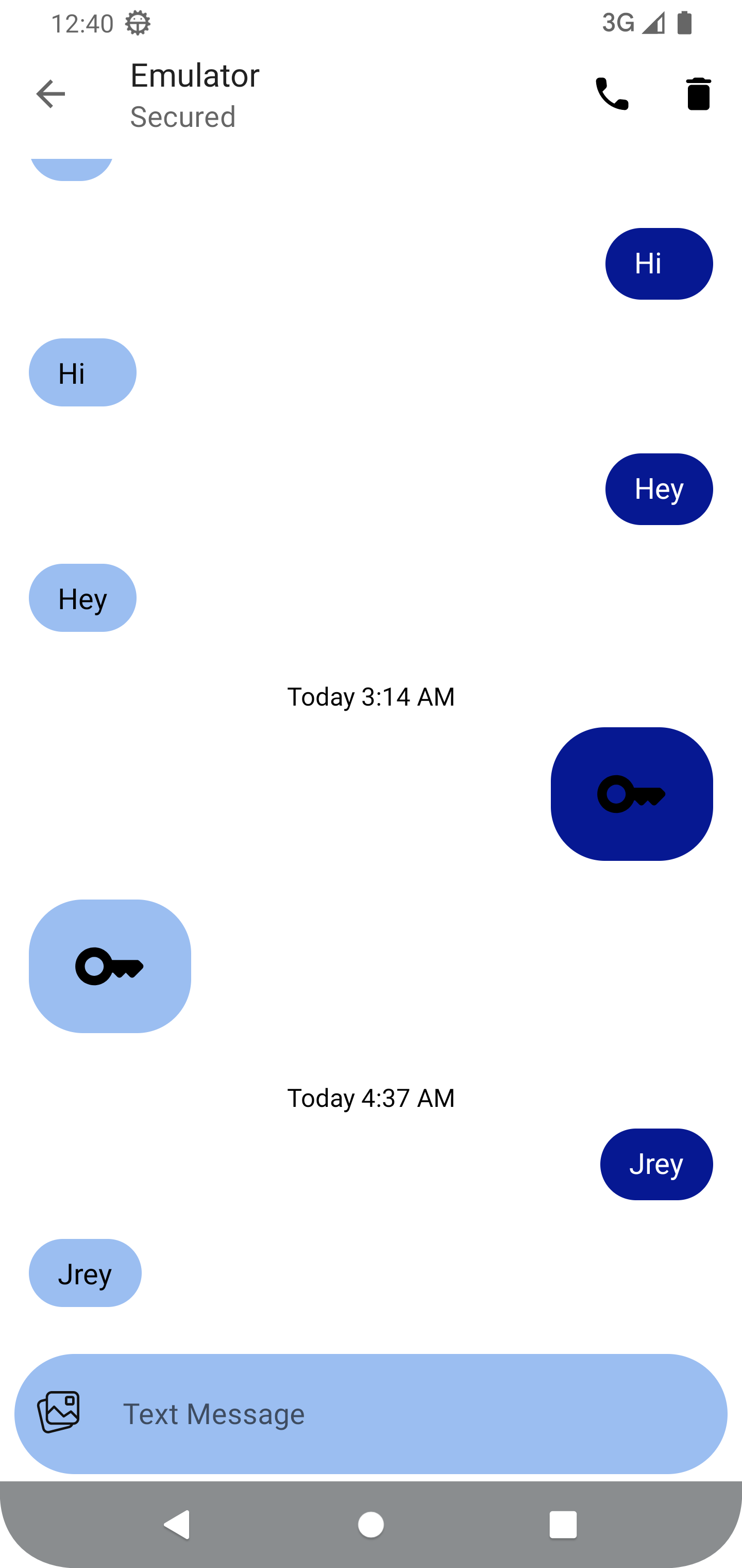 Screenshot of Deku SMS