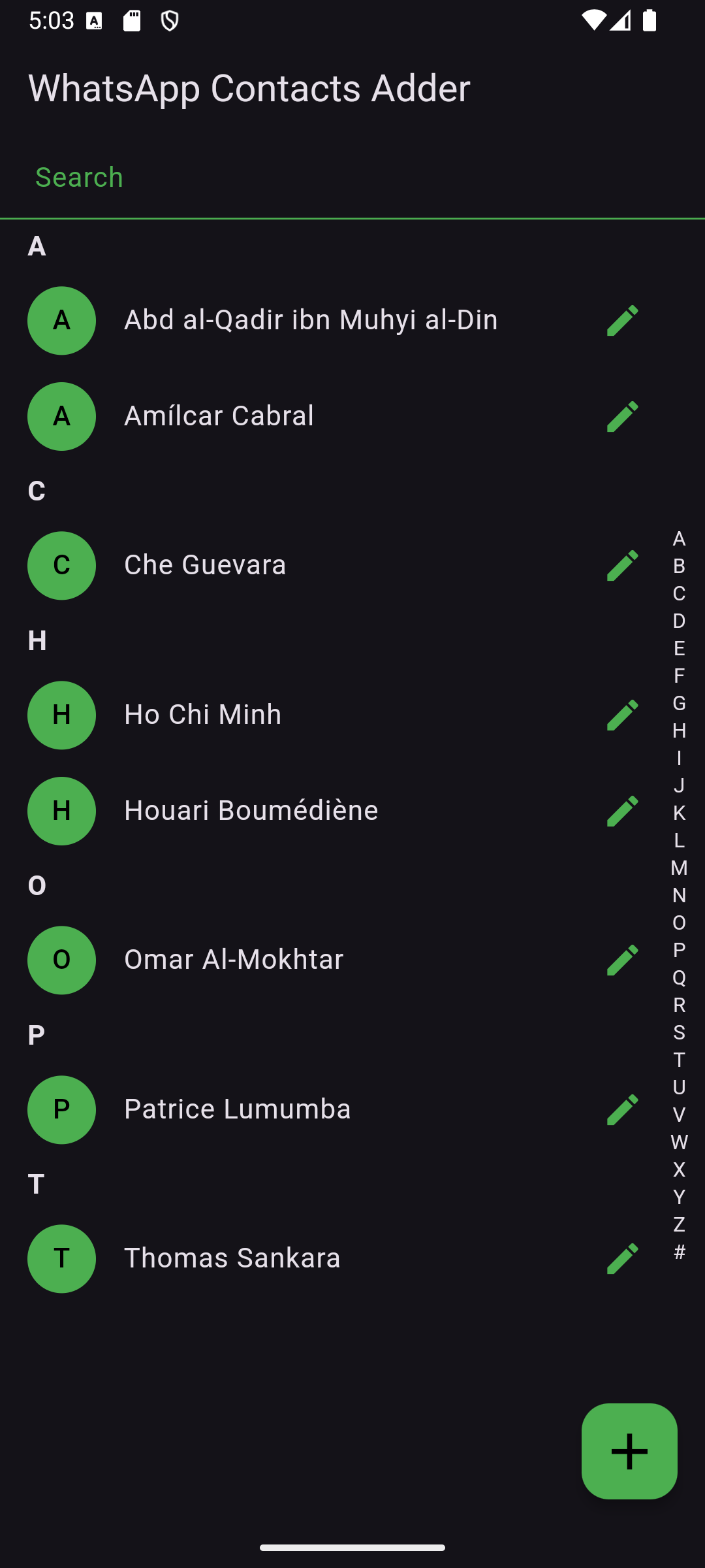 Screenshot of WA Adder