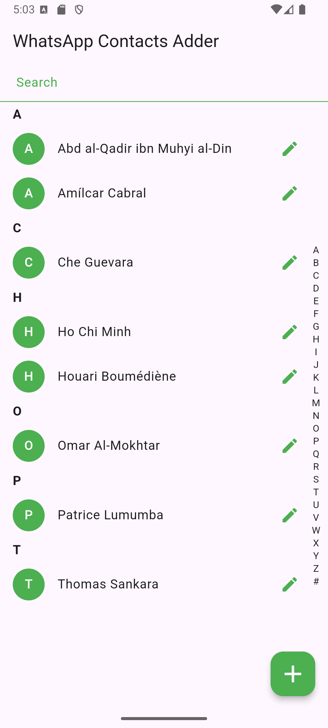 Screenshot of WA Adder