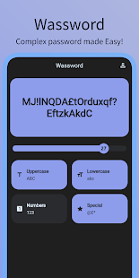 Screenshot of Wassword - Wonderful Password Generator