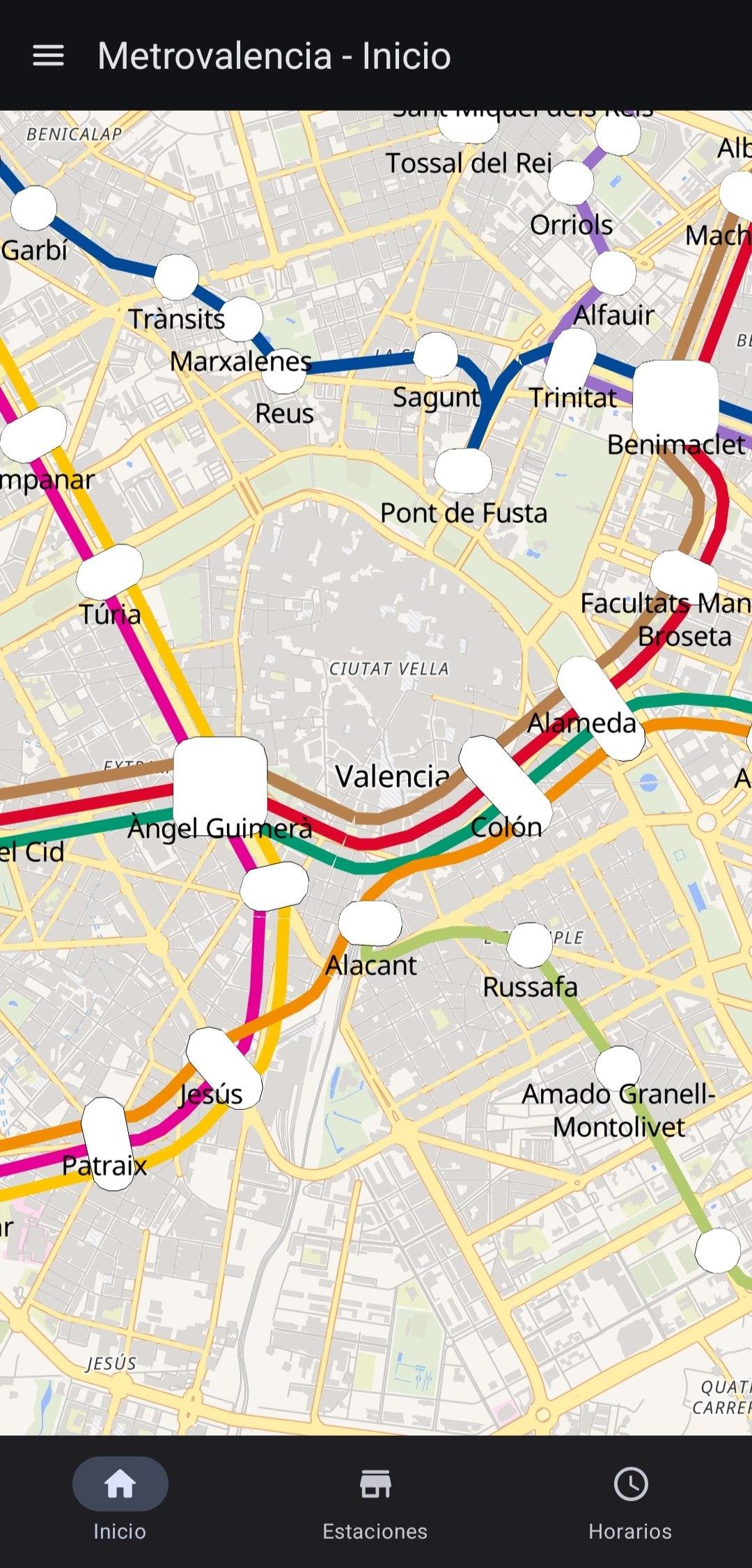 Screenshot of Valencia Transit Reloaded