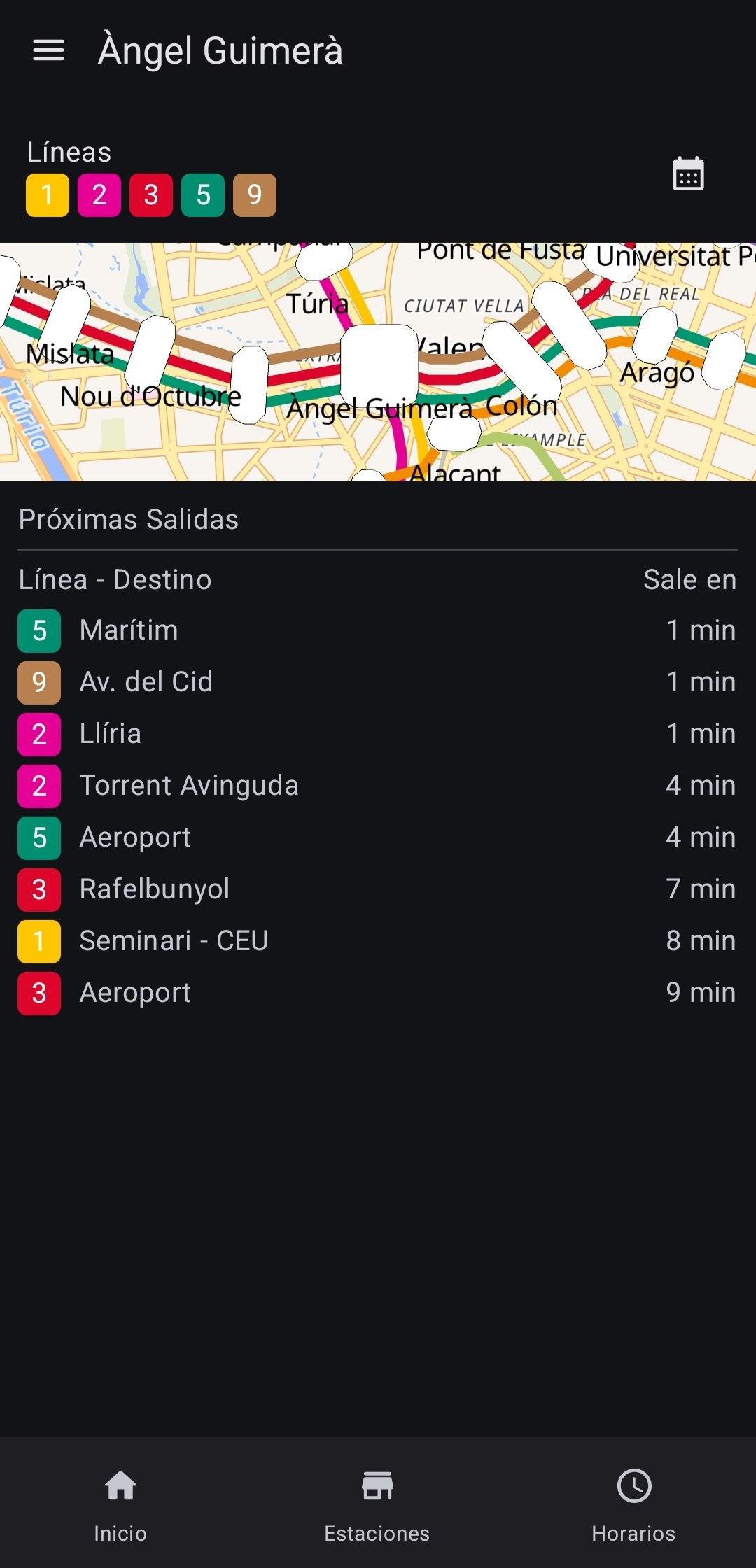 Screenshot of Valencia Transit Reloaded
