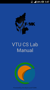 Screenshot of VTU CS Lab Manual