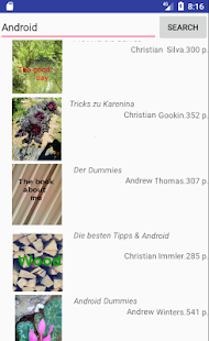 Screenshot of BookList