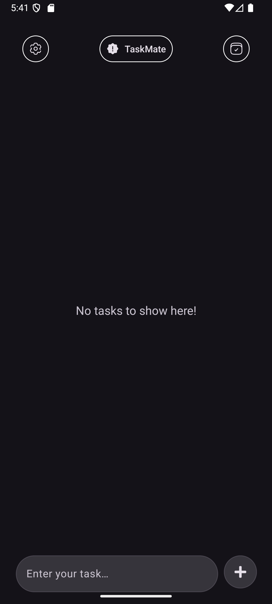 Screenshot of TaskMate - Minimal Productive Task Manager