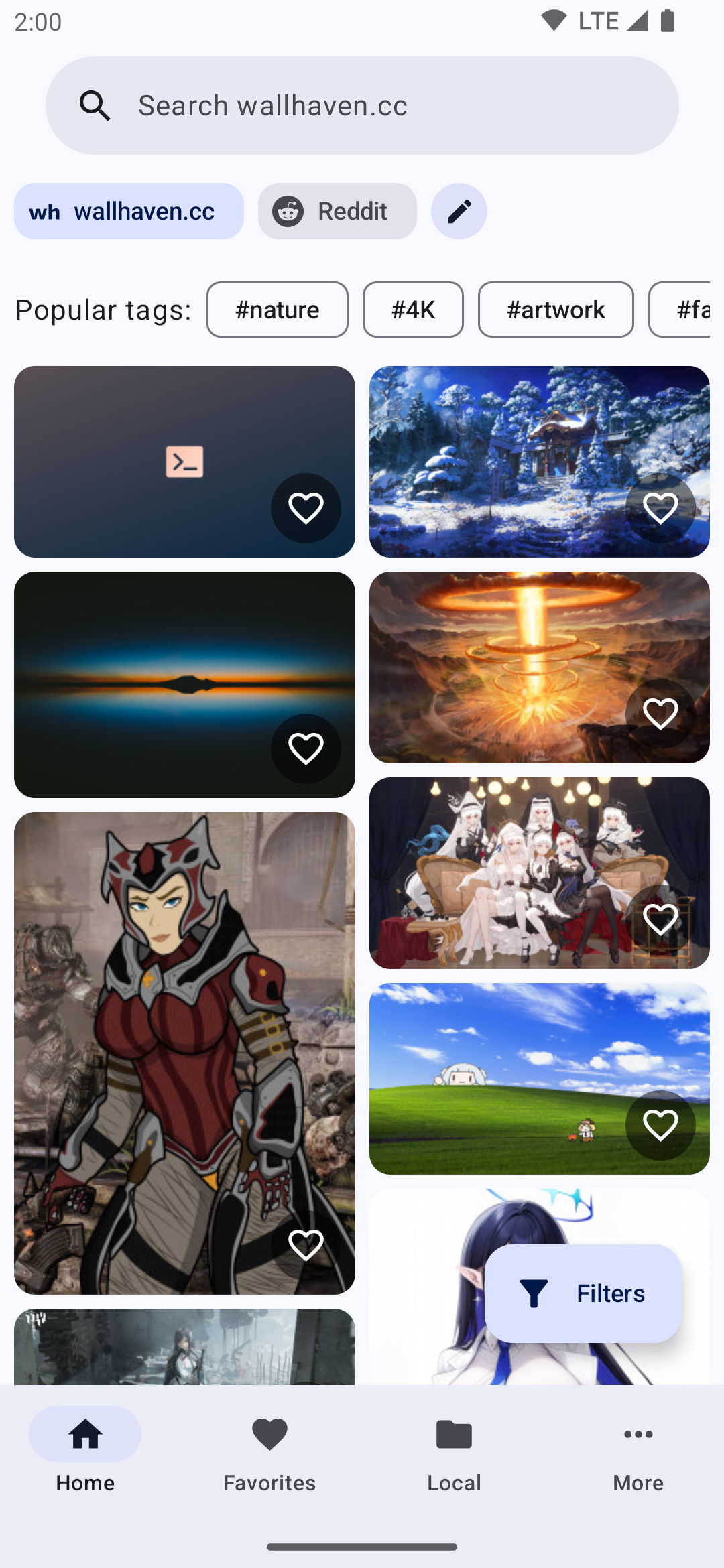 Screenshot of WallFlow