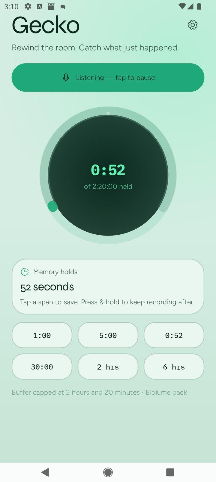 Screenshot of Gecko