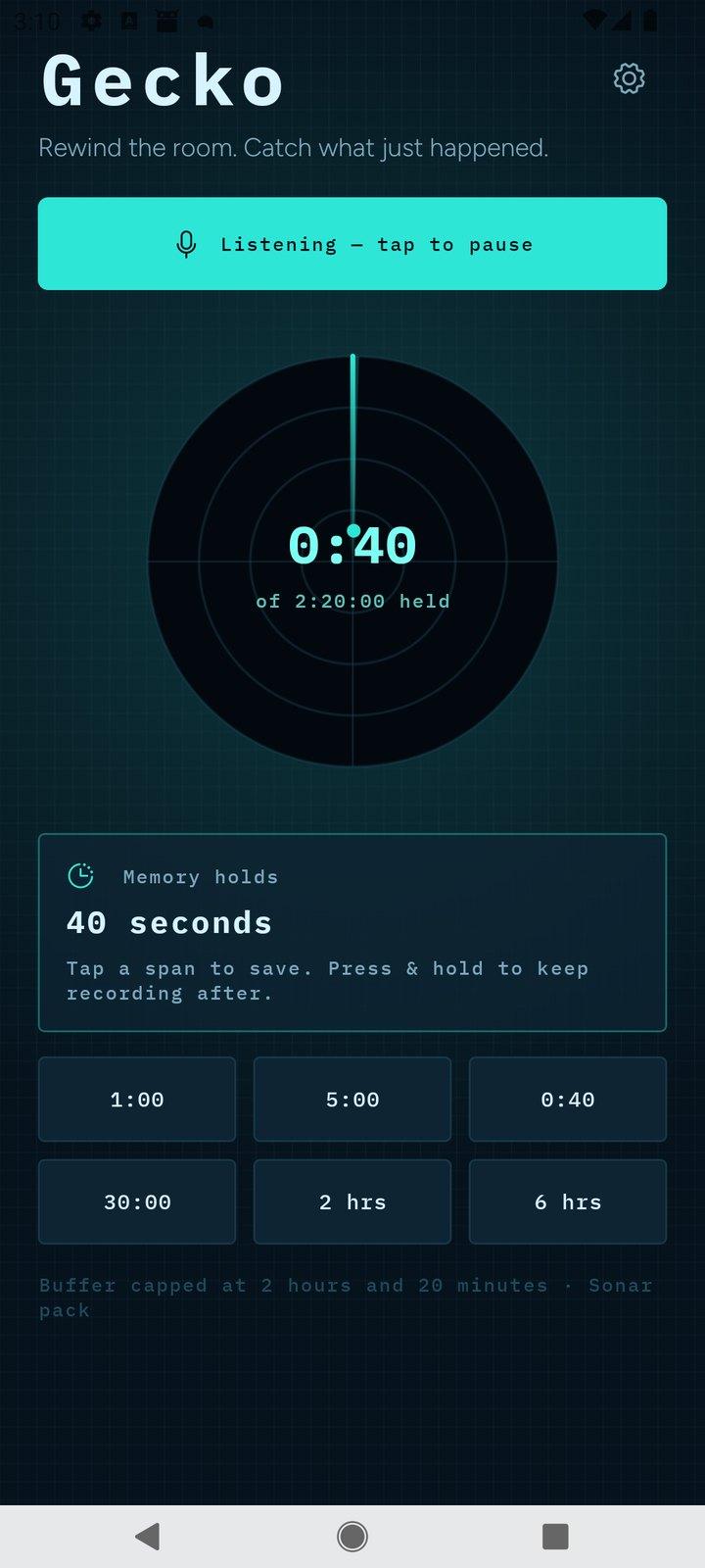 Screenshot of Gecko