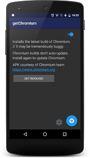 Screenshot of getChromium