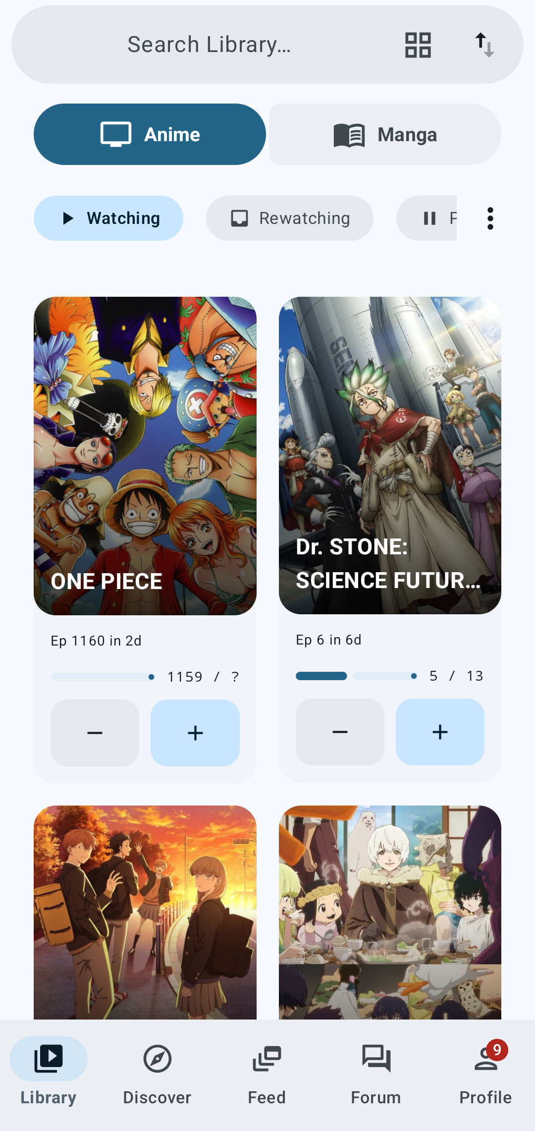 Screenshot of AniSync