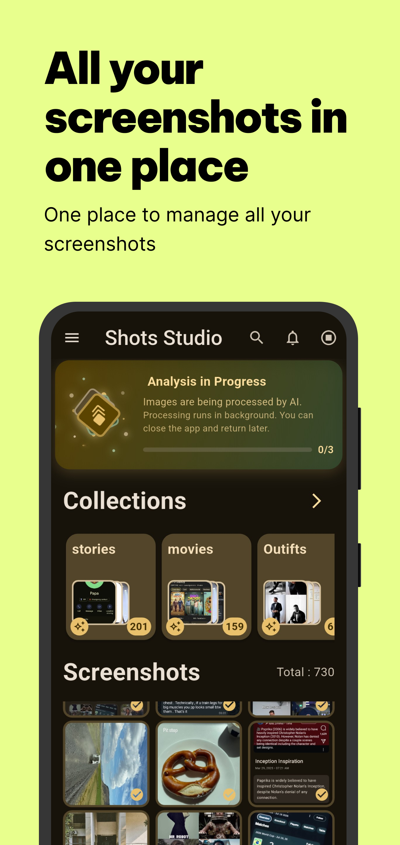 Screenshot of Shots Studio