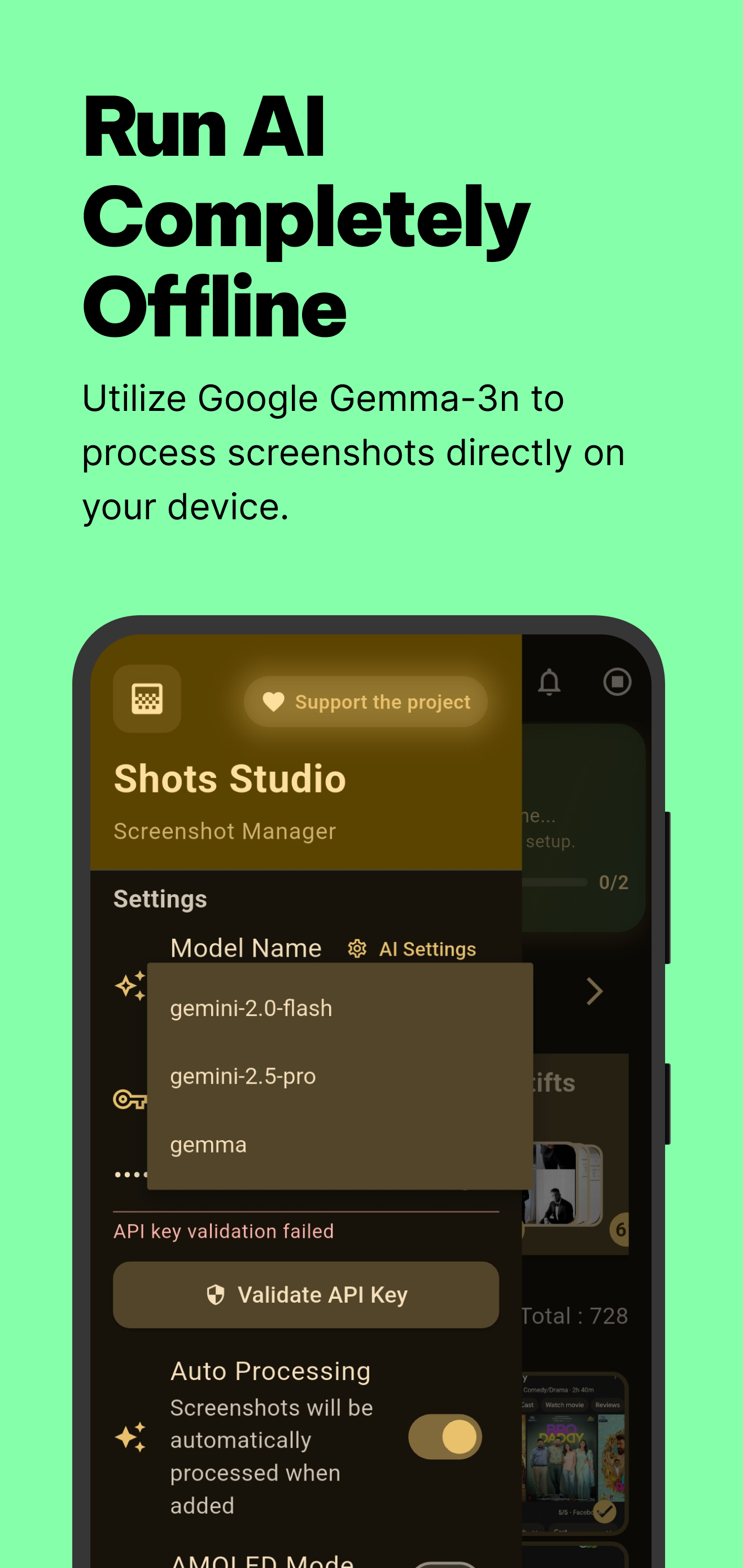 Screenshot of Shots Studio