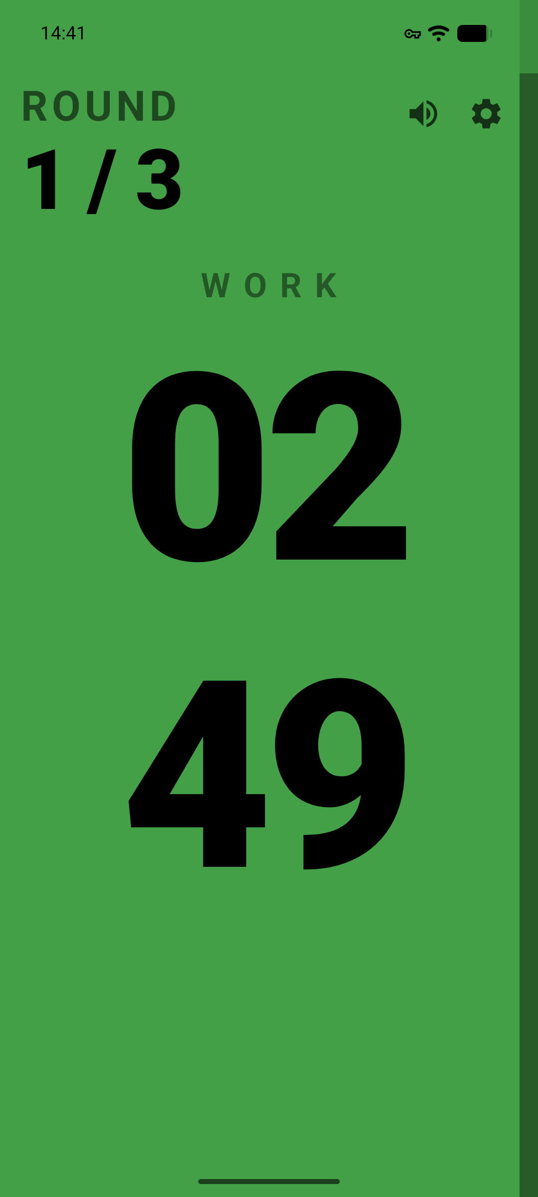 Screenshot of BoxingClock