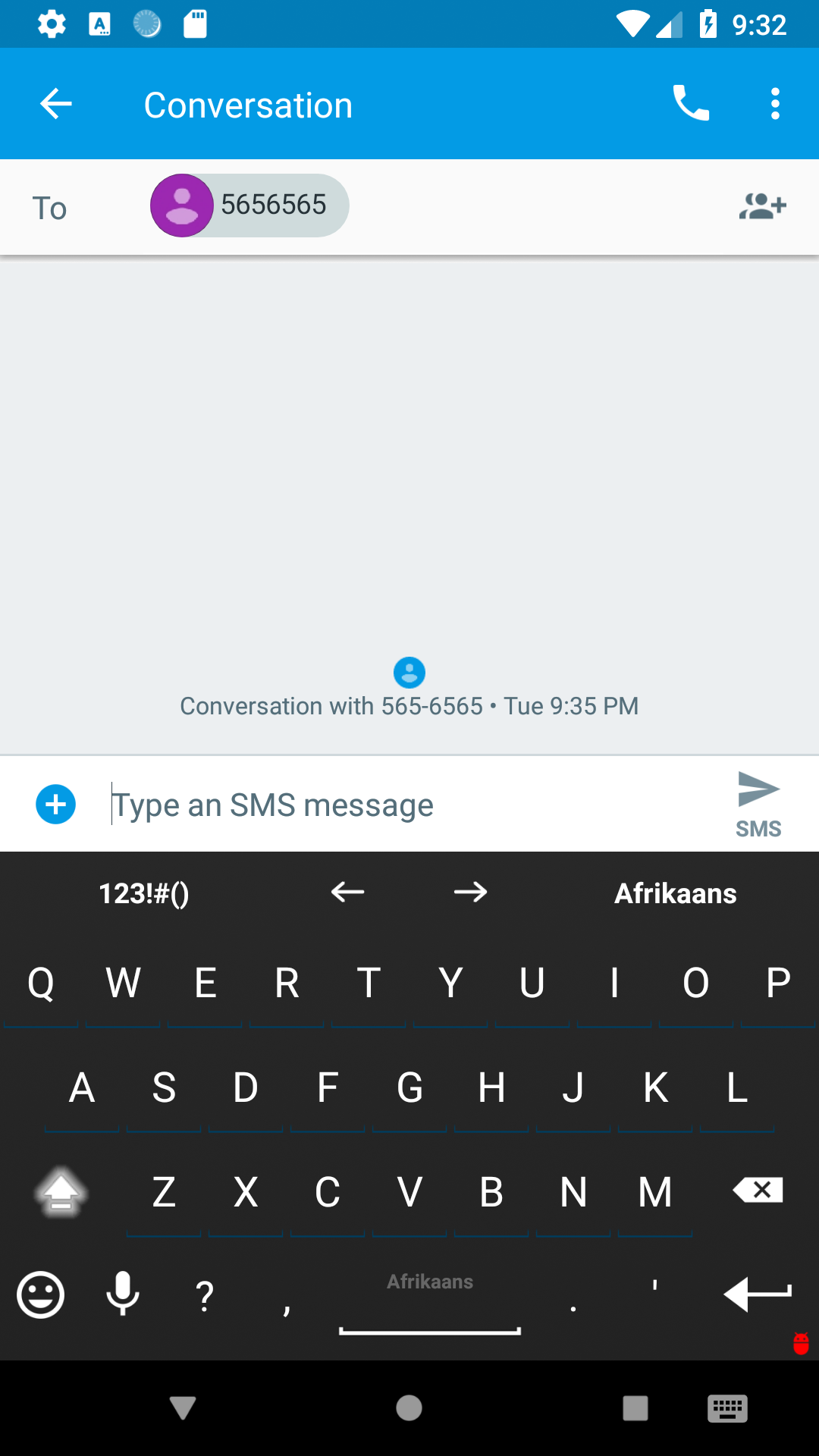 Screenshot of Armenian for AnySoftKeyboard