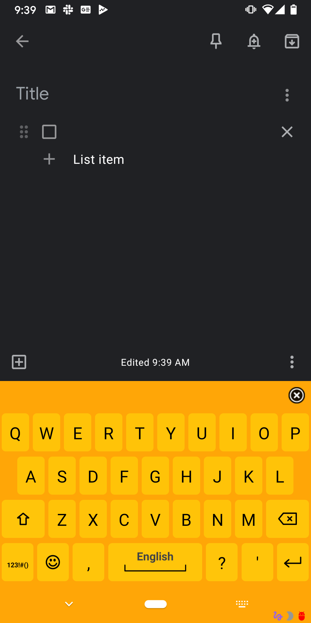 Screenshot of Hawaiian for AnySoftKeyboard