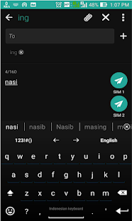 Screenshot of Indonesian for AnySoftKeyboard