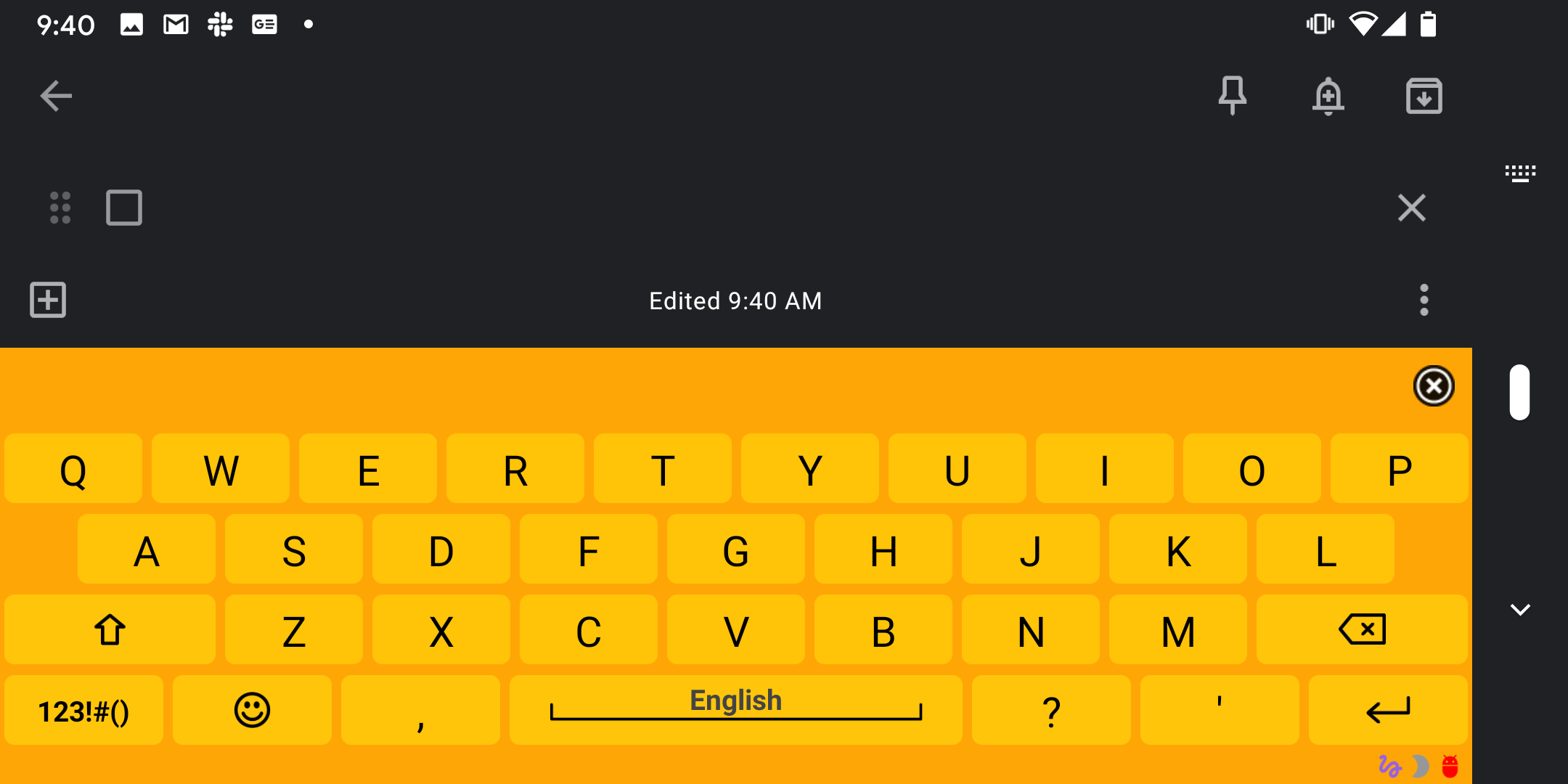 Screenshot of Kachin for AnySoftKeyboard