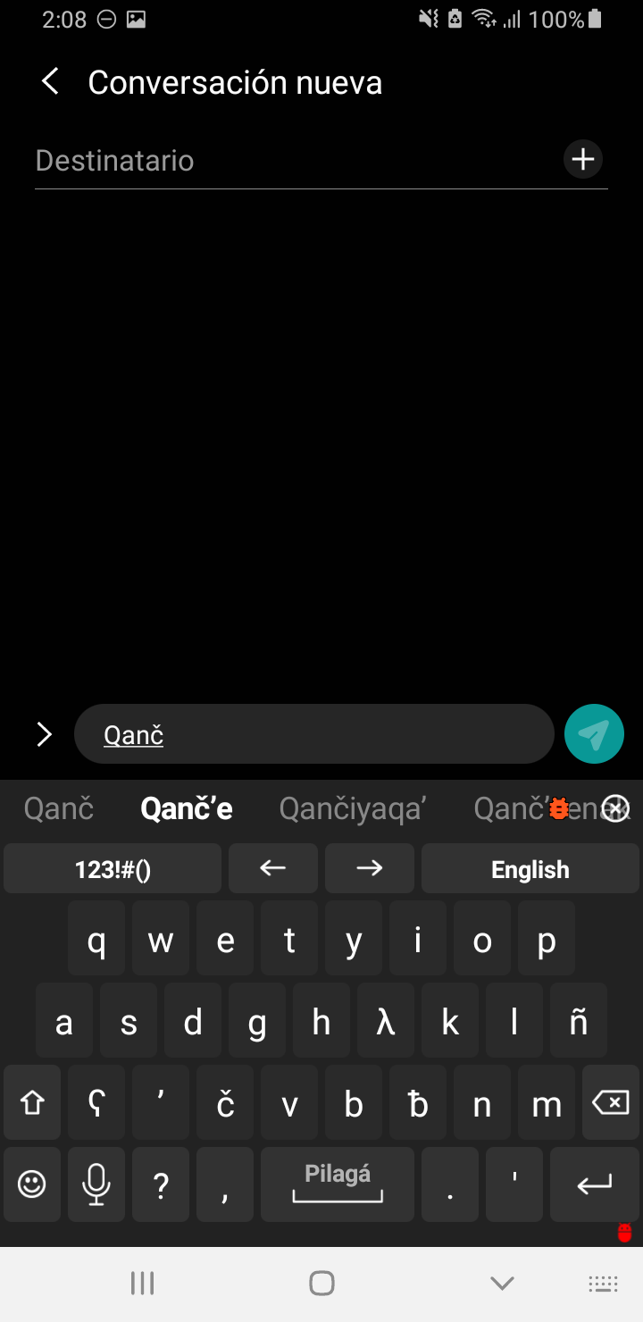 Screenshot of Pilagá for AnySoftKeyboard