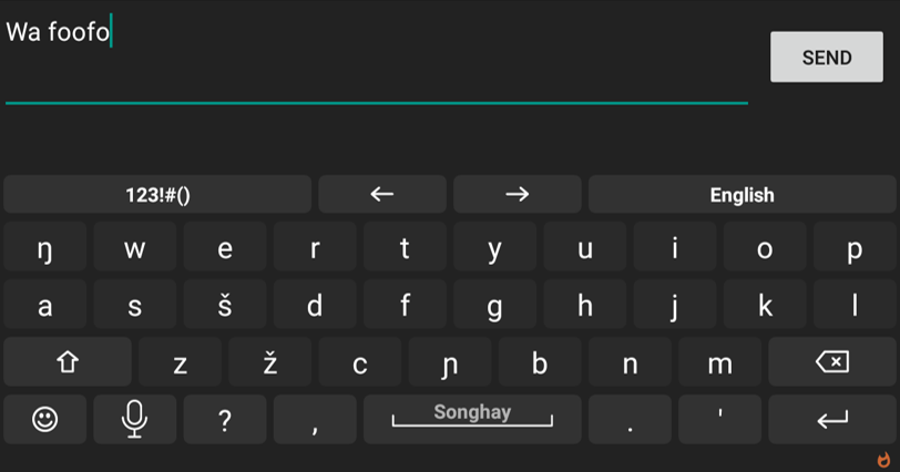 Screenshot of Songhay for AnySoftKeyboard