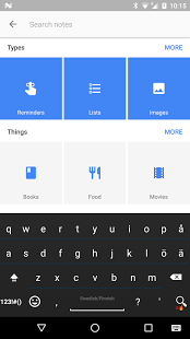 Screenshot of AnySoftKeyboard: Swedish