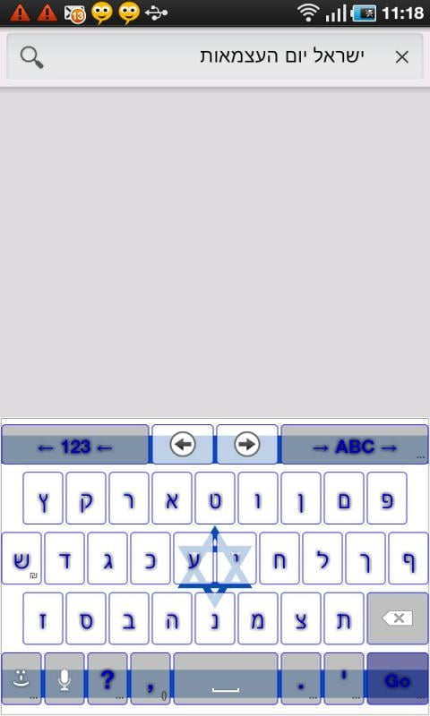 Screenshot of Israel 64 BDay Theme