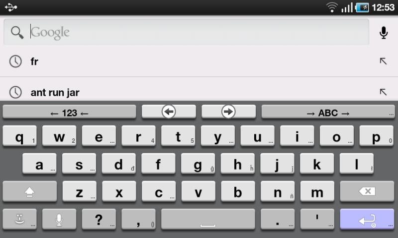 Screenshot of AnySoftKeyboard 3D Theme