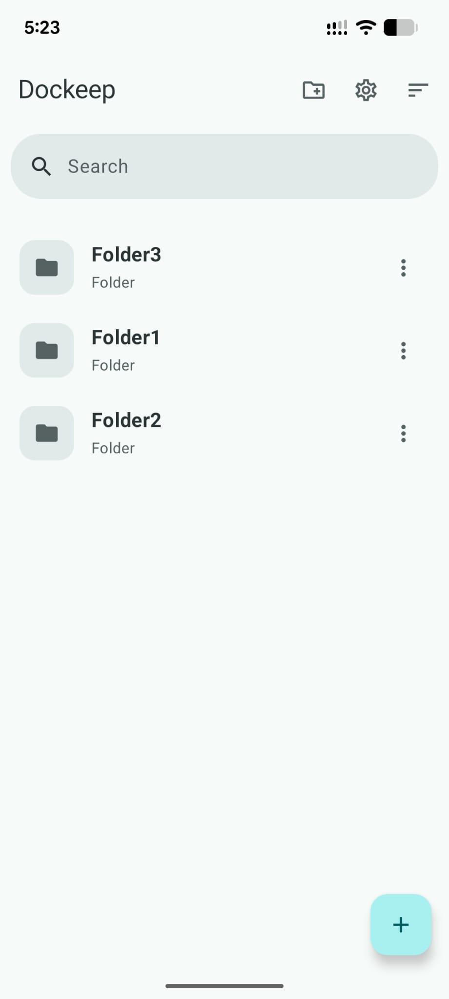 Screenshot of Dockeep: Pocket for Files