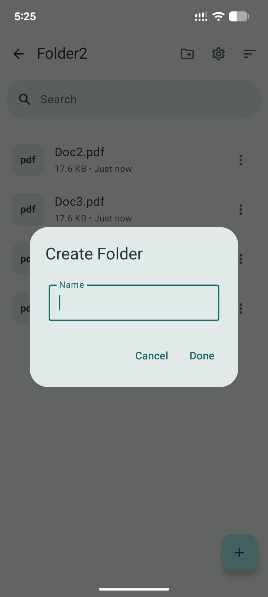 Screenshot of Dockeep: Pocket for Files