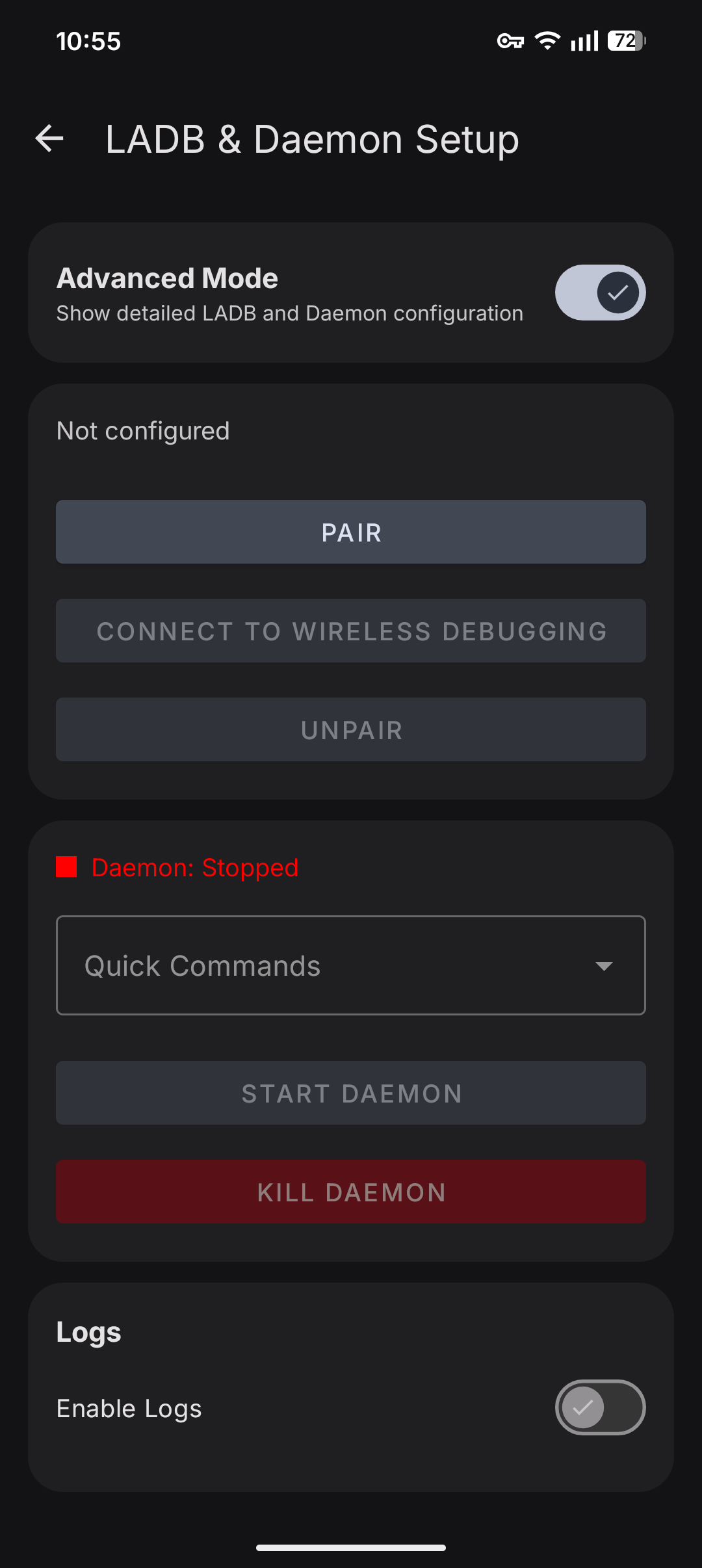 Screenshot of ShizuWall