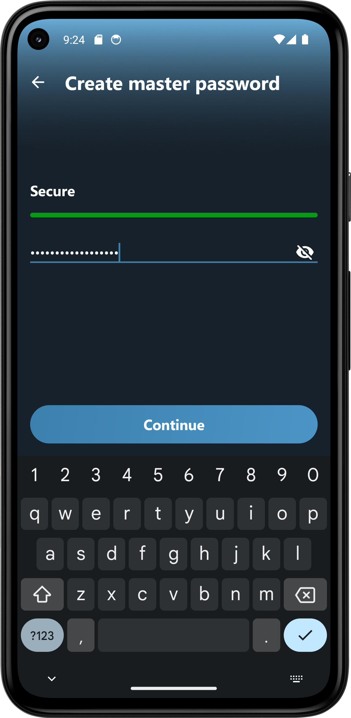 Screenshot of Vault