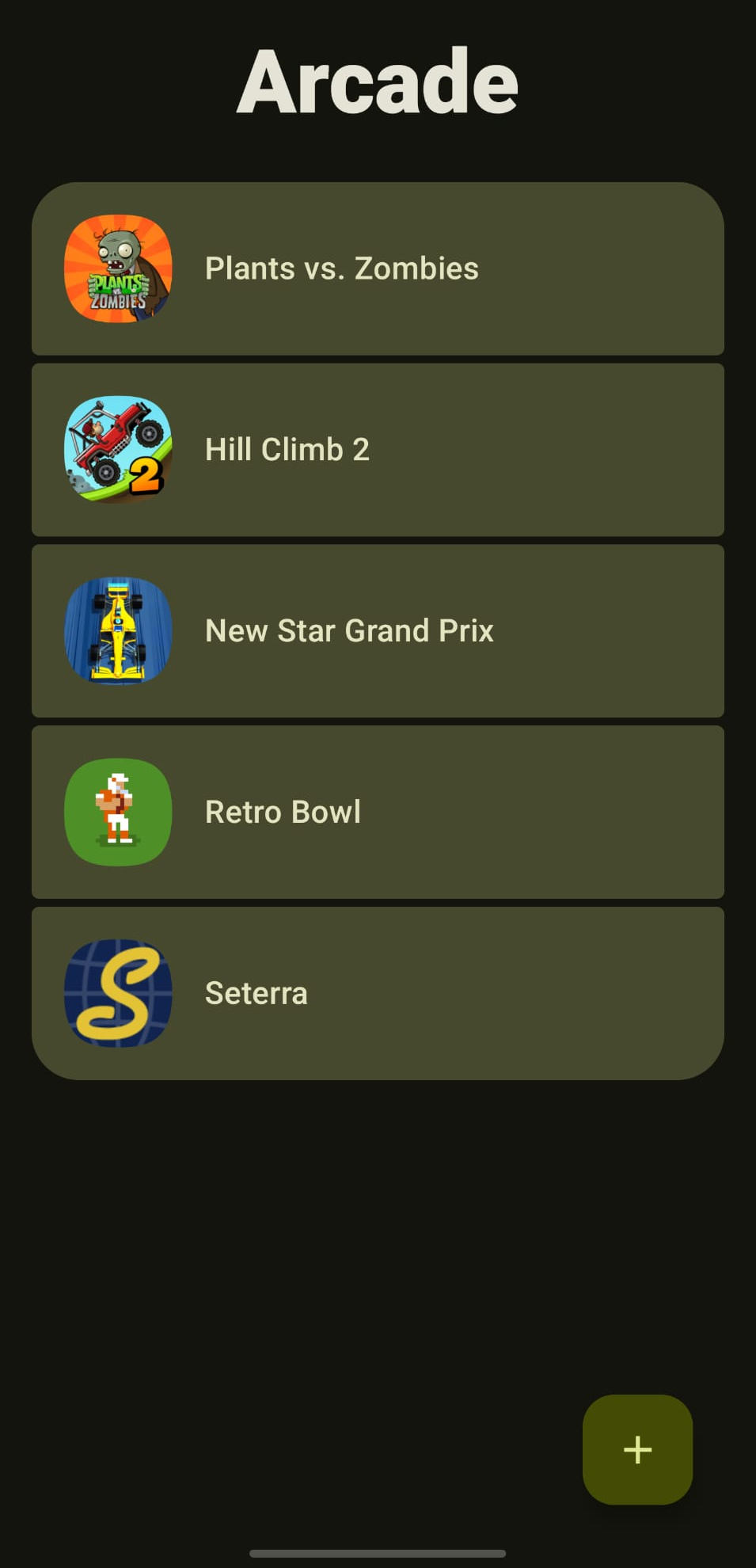 Screenshot of Arcade