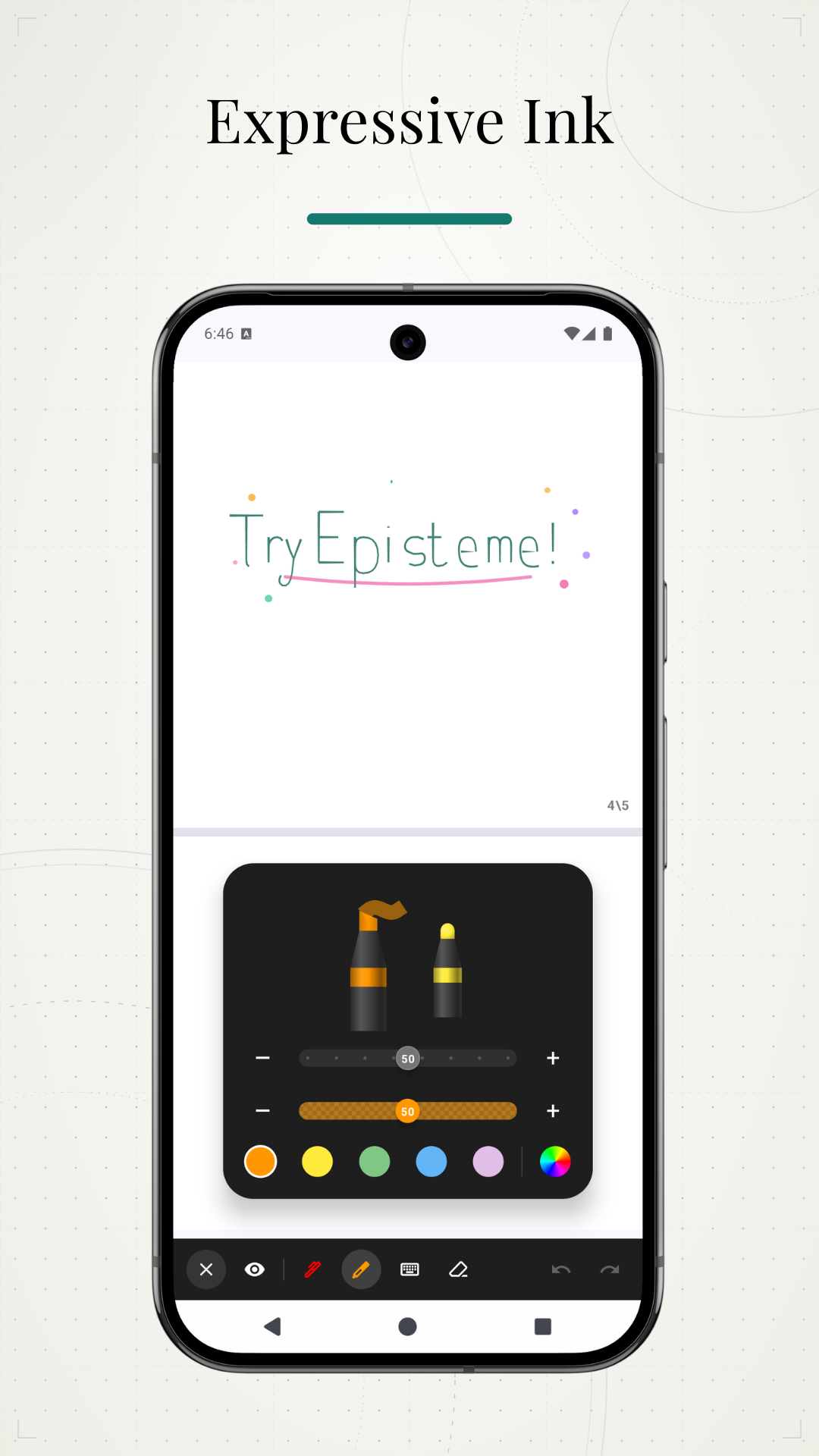 Screenshot of Episteme Reader