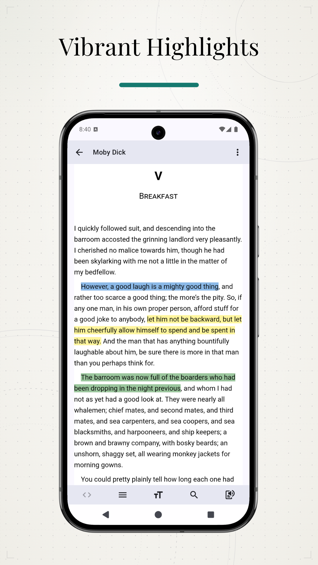Screenshot of Episteme Reader