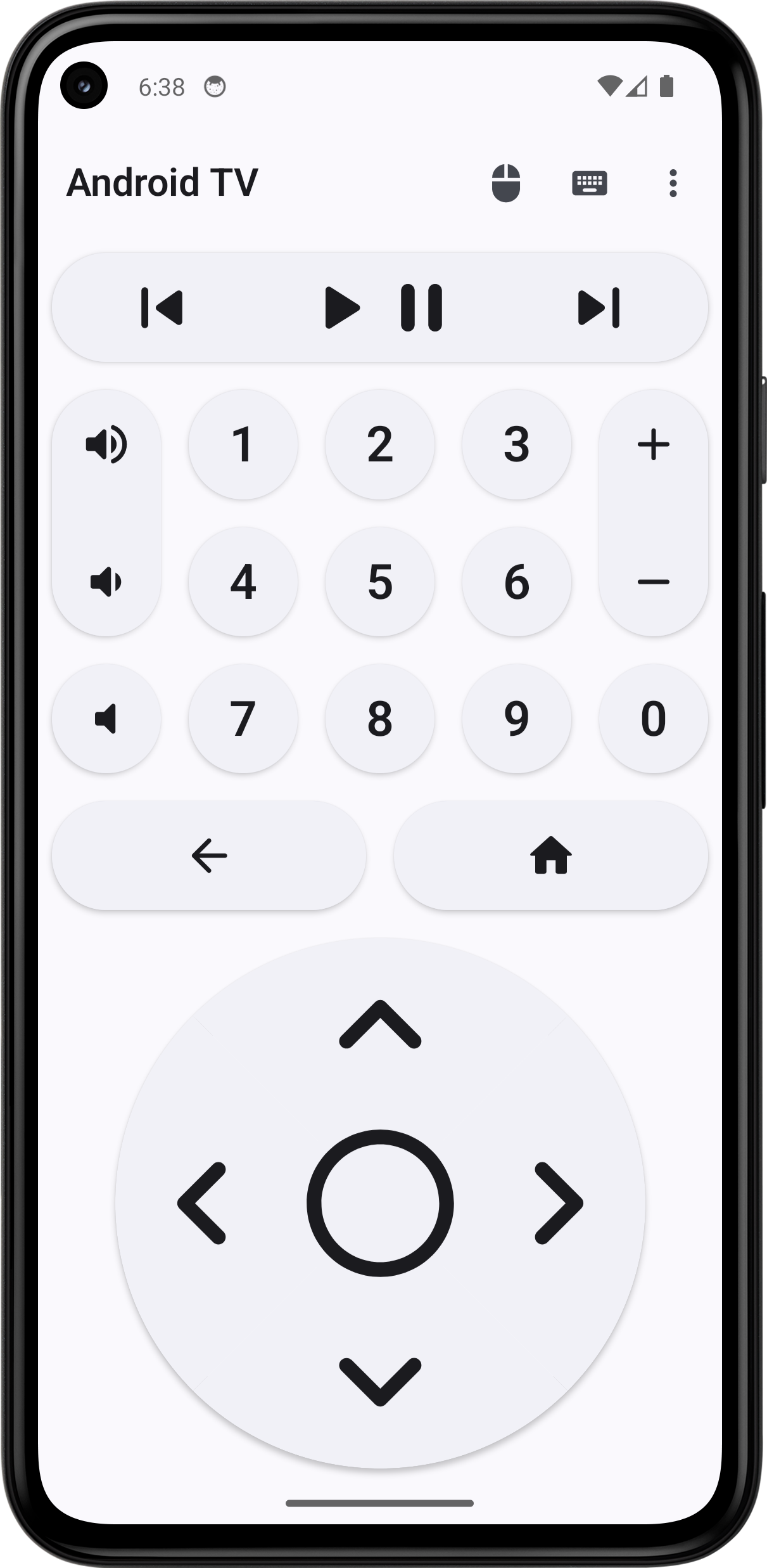 Screenshot of Bluetooth Remote