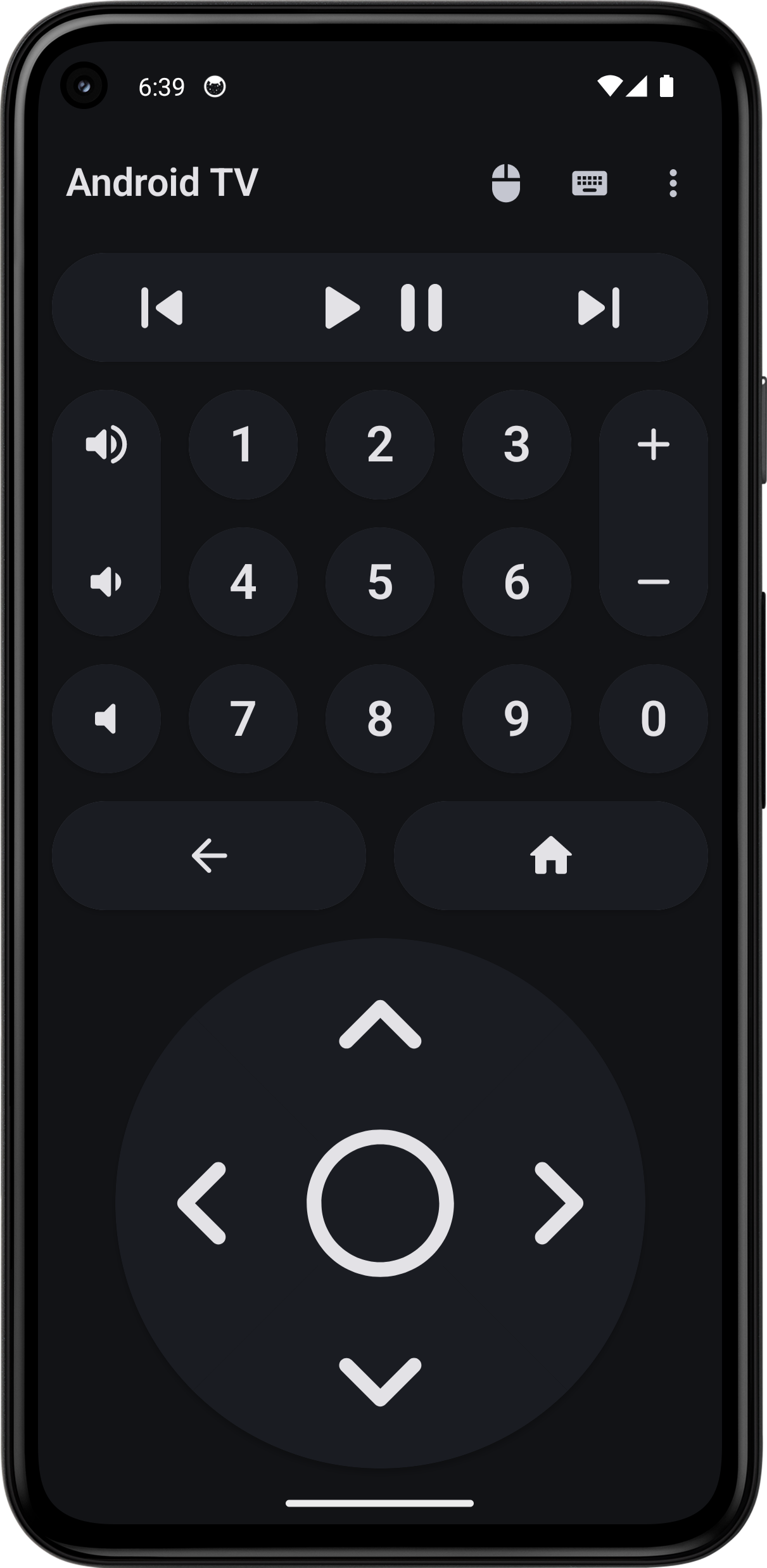 Screenshot of Bluetooth Remote