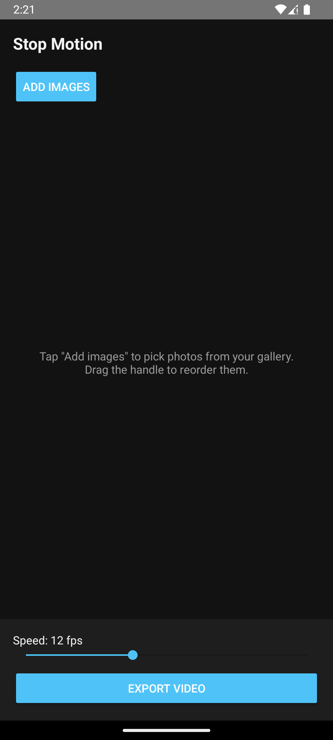 Screenshot of Animation Maker