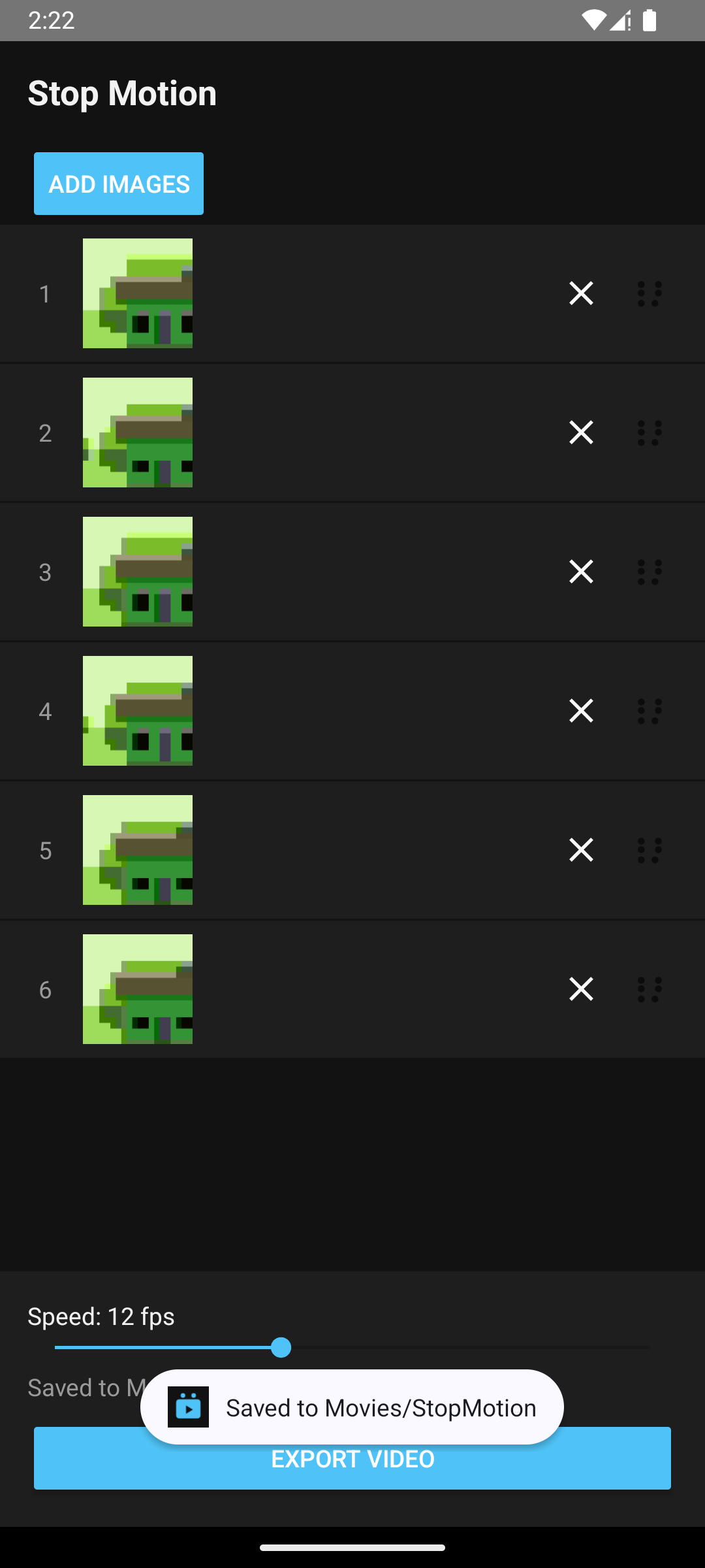 Screenshot of Animation Maker
