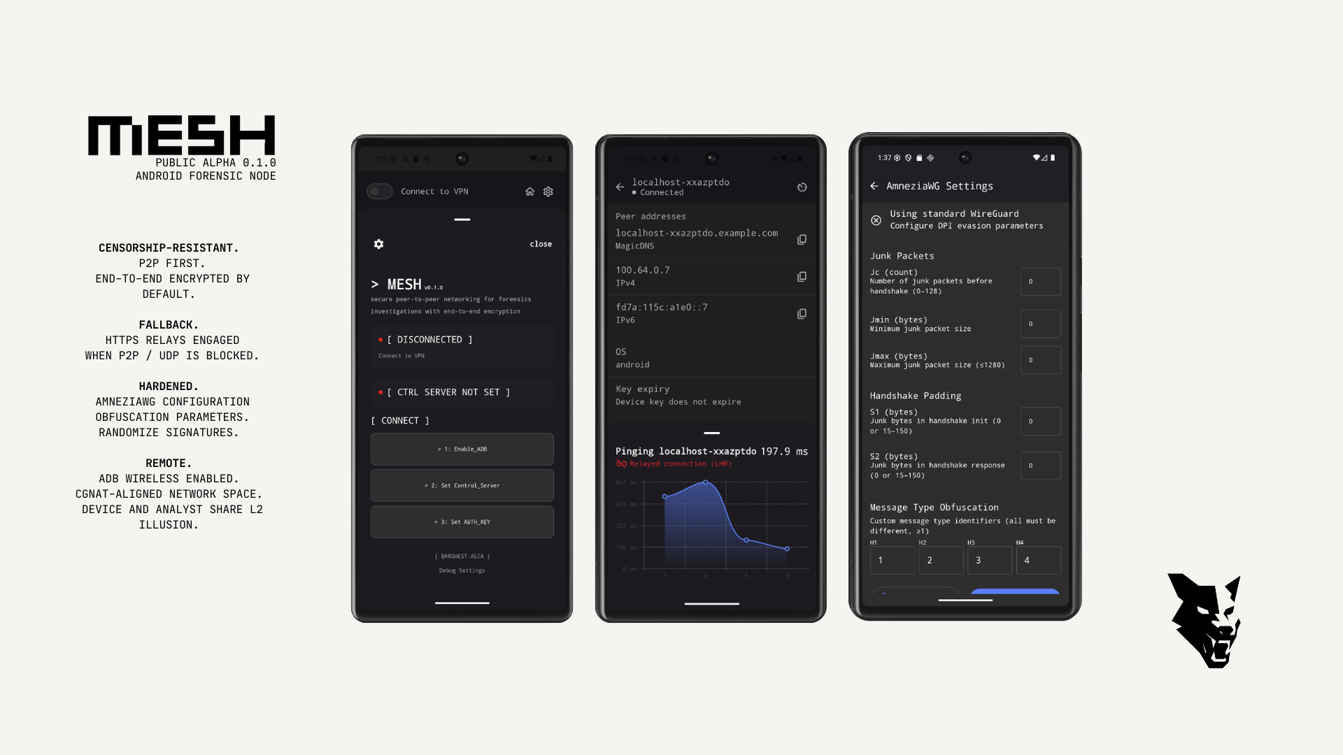 Screenshot of MESH