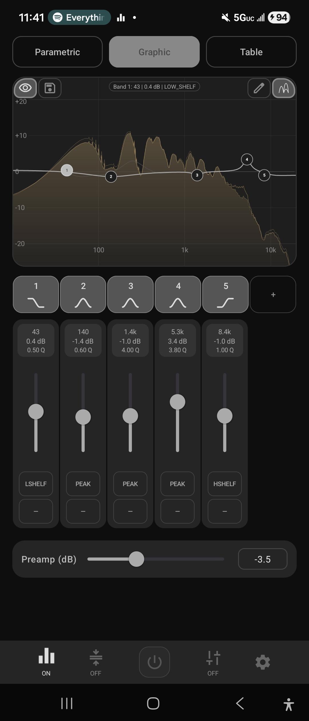 Screenshot of Equalizer314