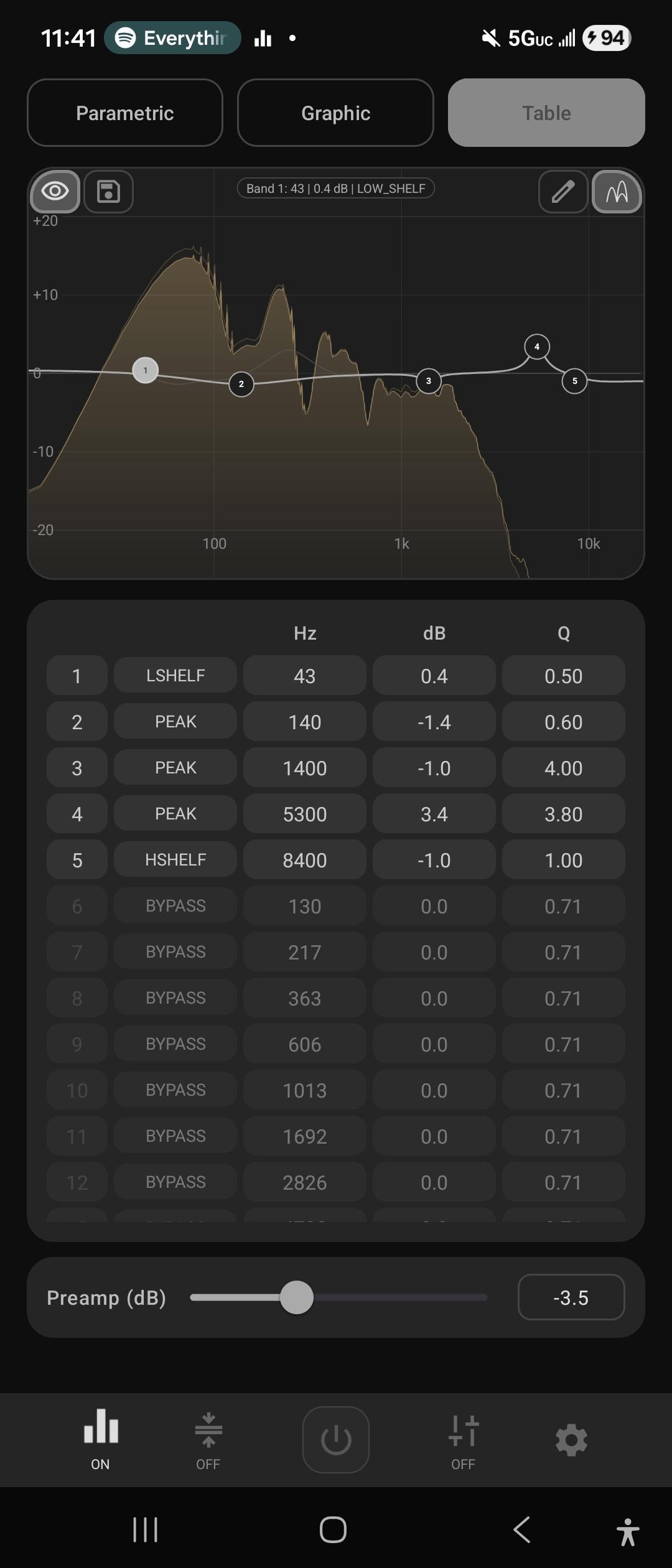 Screenshot of Equalizer314