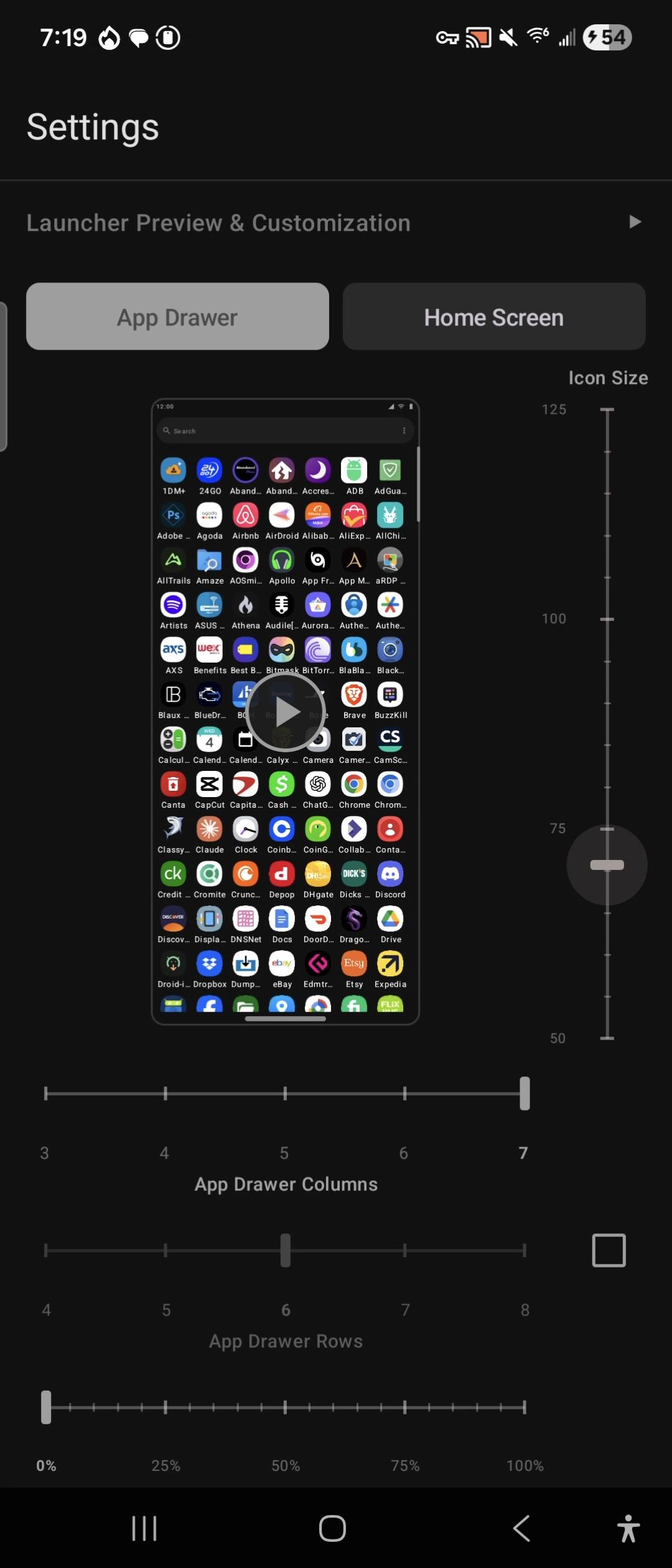 Screenshot of Launcher314